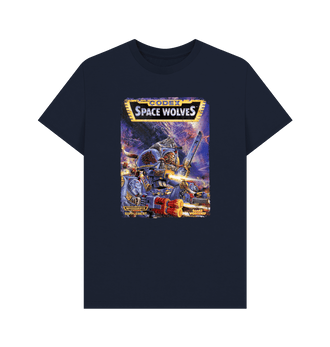 Navy Blue Warhammer 40,000 2nd Edition: Codex Space Wolves T Shirt