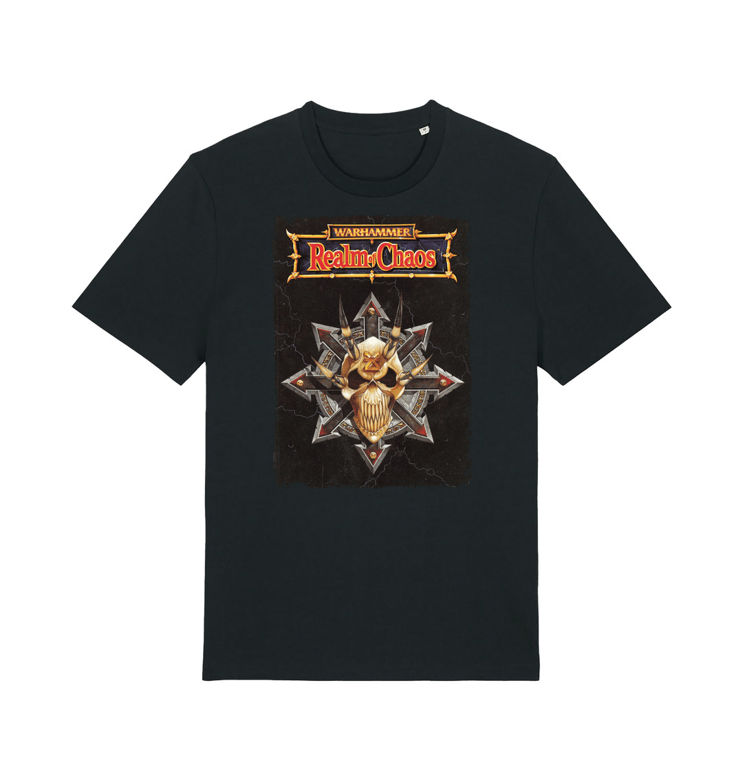Black Printed T-shirt Front