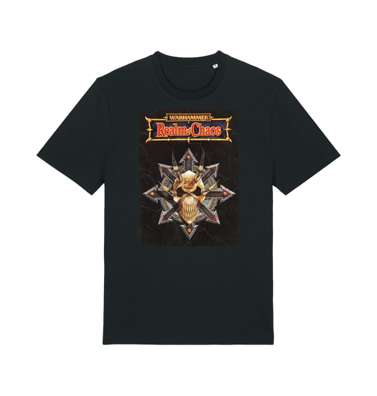 Black Printed T-shirt Front
