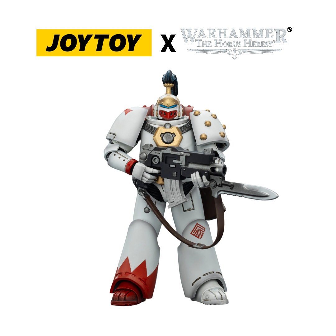 JoyToy Warhammer The Horus Heresy Action Figure - White Scars, MKVI Tactical Legionary (1/18 Scale) Preorder