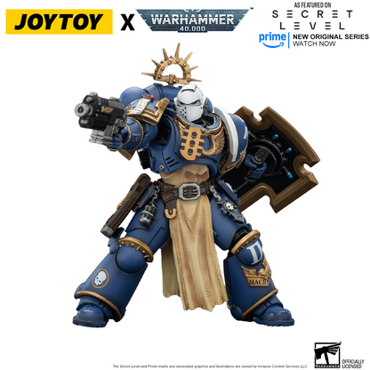 JoyToy Warhammer 40,000 Action Figure - Levantus with Power Sword, Stormshield and Bolt Pistol (1/18 Scale) Preorder