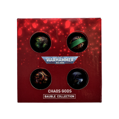 Warhammer 40,000: Chaos God Baubles (4 pack)