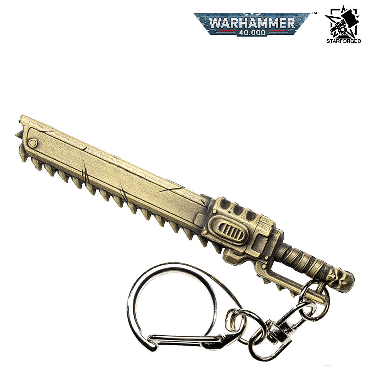 Starforged Warhammer 40,000: Space Marine 2 Titus‘s Chainsword Keychain