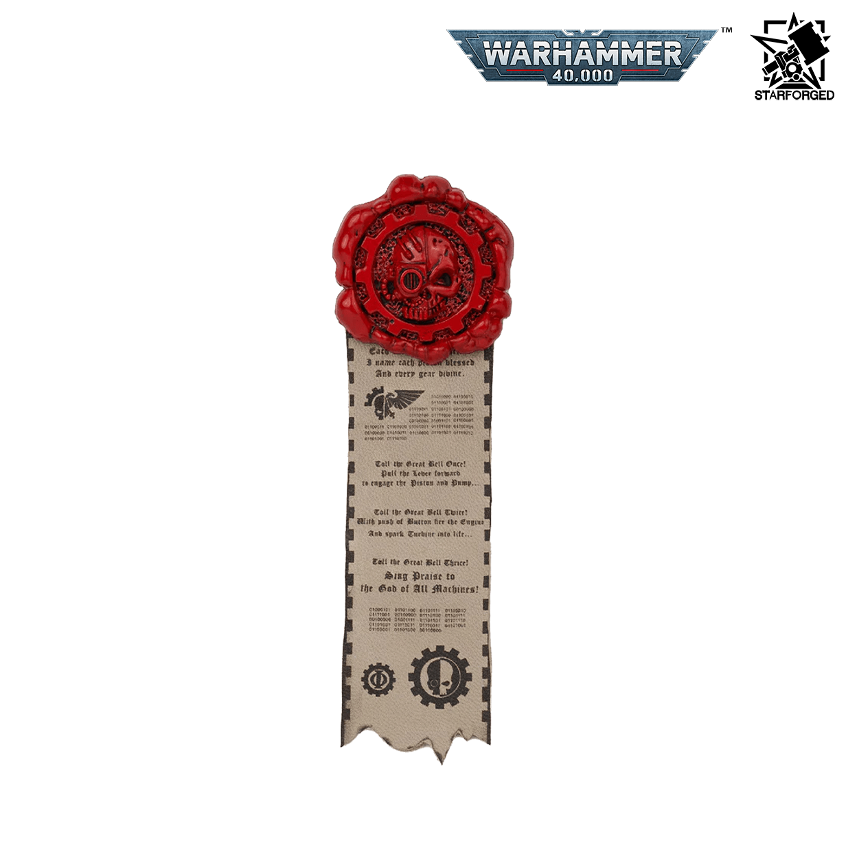 Starforged Warhammer 40,000 Adeptus Mechanicus Purity Seal Brooch