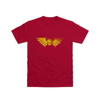 Cardinal Red Astra Militarum Graffiti Insignia T Shirt