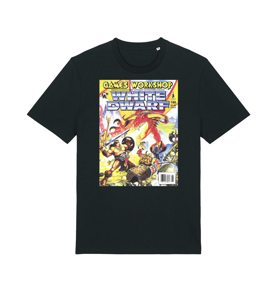 Black Printed T-shirt Front