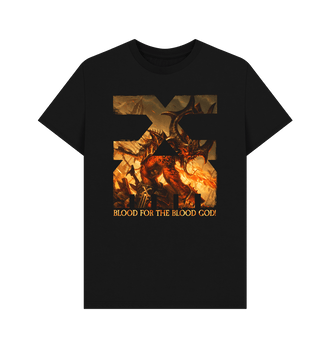 Black Khorne Blood for the Blood God T Shirt