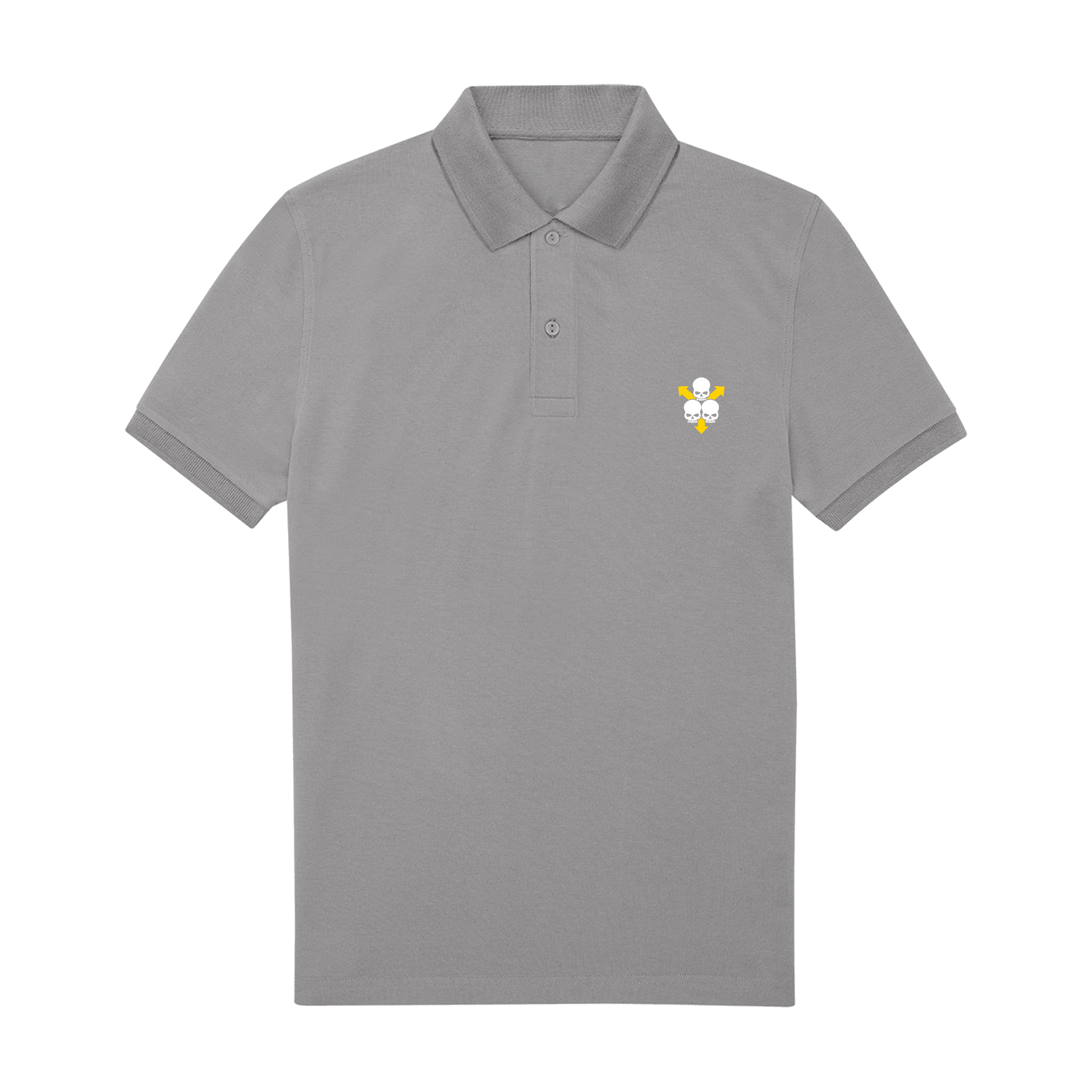 Sport Grey Polo Shirt Front