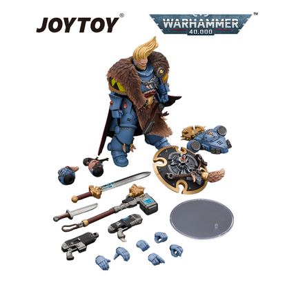 JOYTOY Warhammer 40,000 - Space Wolves, Wolf Guard Battle Leader (1/18 Scale) – product image 9
