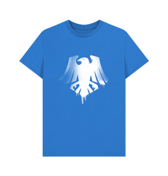 Bright Blue Raven Guard Graffiti Insignia T Shirt