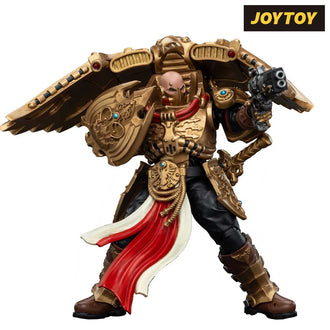 JoyToy Warhammer The Horus Heresy Action Figure - Legio Custodes, Custodian Venatari Squad, Venatari with Kenetic Destroyer 2 (1/18 Scale) Preorder