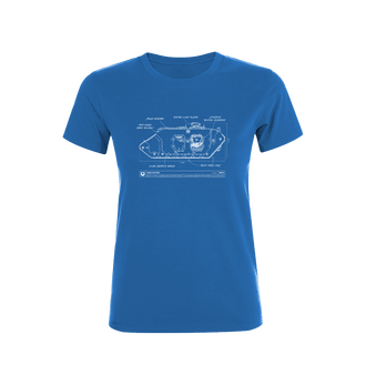 Royal Ultramarines Land Raider Fitted T Shirt