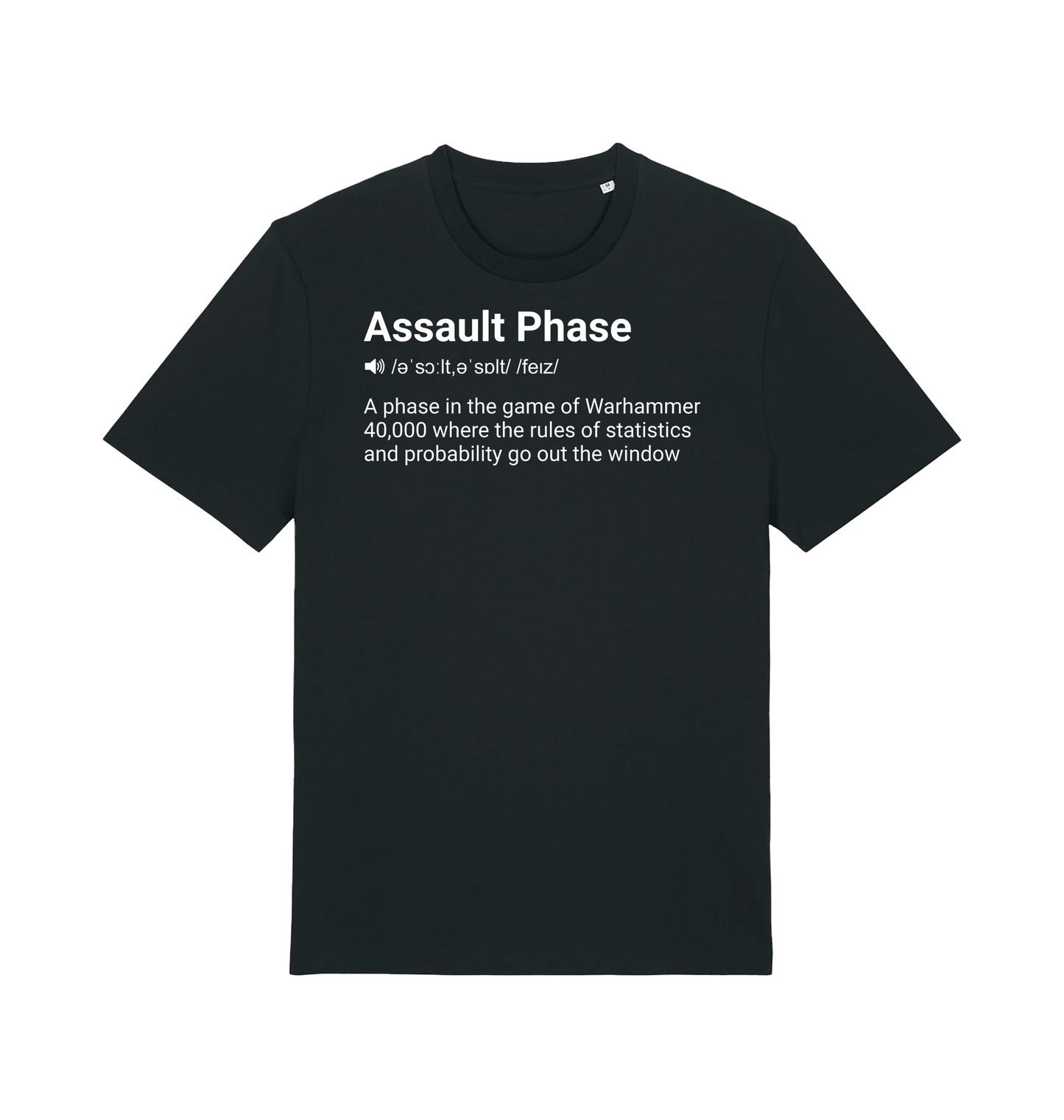 Black Printed T-shirt Front