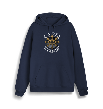 French Navy Printed Sweater Front