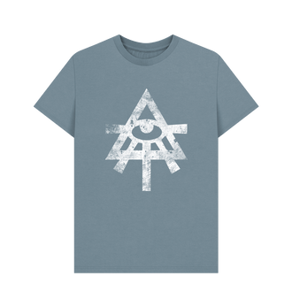 Stone Blue Craftworlds Battleworn Insignia T Shirt