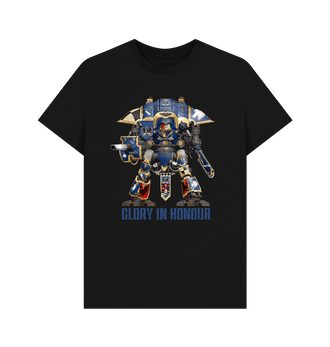 Black Premium Imperial Knights Glory in Honour T Shirt