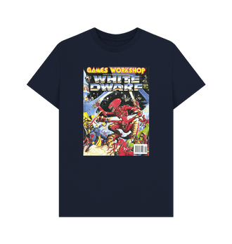 Navy Blue White Dwarf Issue 165 T Shirt