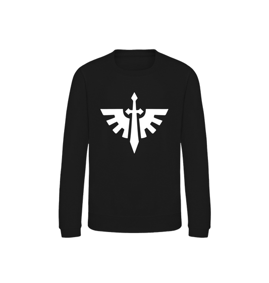 Deep Black Printed Sweater