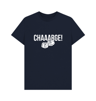 Navy Blue Chaaarge T Shirt