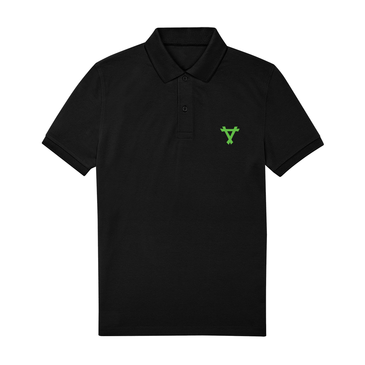 Black Polo Shirt Front