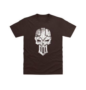 Dark Chocolate Iron Warriors Battleworn Insignia T Shirt