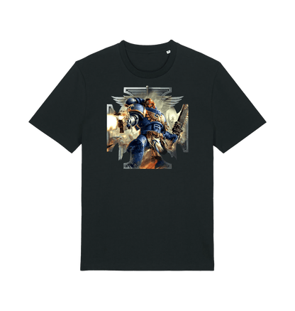 Black Printed T-shirt Front
