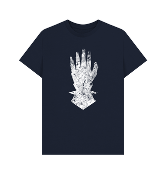 Navy Blue Iron Hands Battleworn Insignia T Shirt