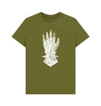 Moss Green Iron Hands Battleworn Insignia T Shirt