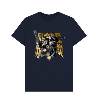 Navy Blue Warhammer 40,000: Space Marine Graphic T Shirt