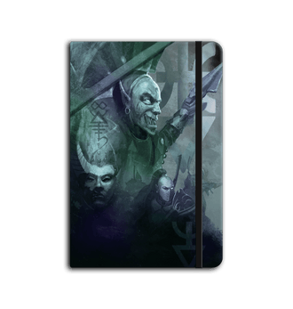 Black Aeldari Harlequins Notebook