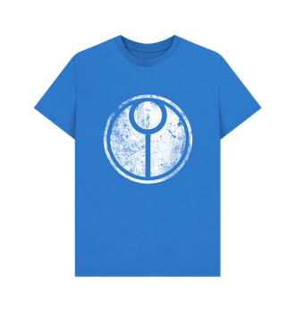 Bright Blue T'au Battleworn Insignia T Shirt