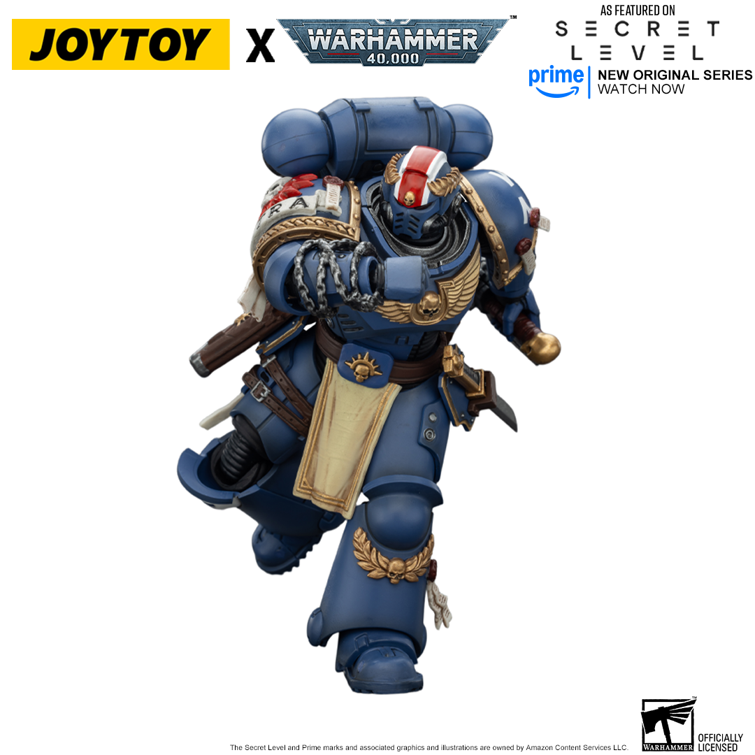 JoyToy Warhammer 40,000 Action Figure - Titus with Laurels of Victory (1/18 Scale) Preorder