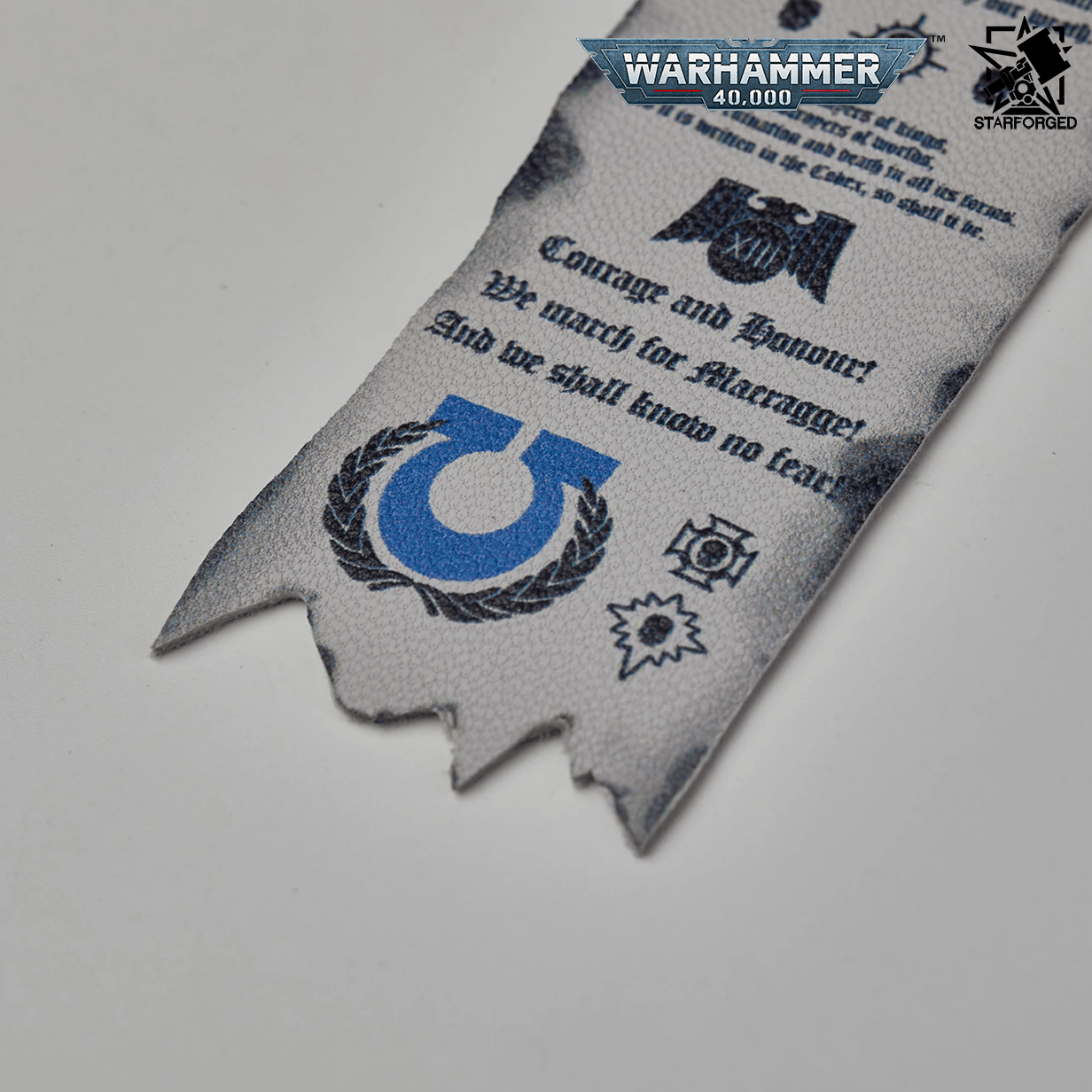 Starforged Warhammer 40,000 Ultramarines Purity Seal Brooch