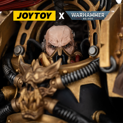 JoyToy Warhammer 40,000 Action Figure - Black Legion, Abaddon the Despoiler with Drach'nyen and the Talon of Horus (1/18 Scale) Preorder