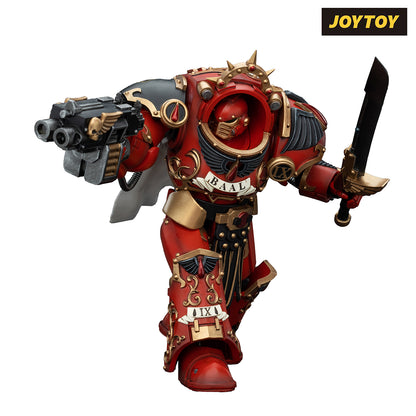 JoyToy Warhammer The Horus Heresy Action Figure - Blood Angels, Legion Praetor with Tartaros Terminator Armour (1/18 Scale)