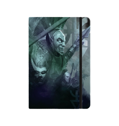 Black Aeldari Harlequins Notebook