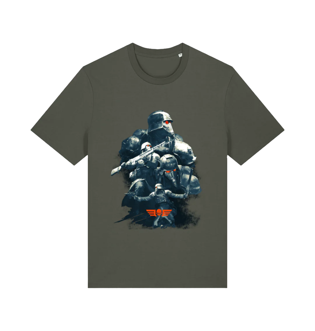 Khaki Printed T-shirt
