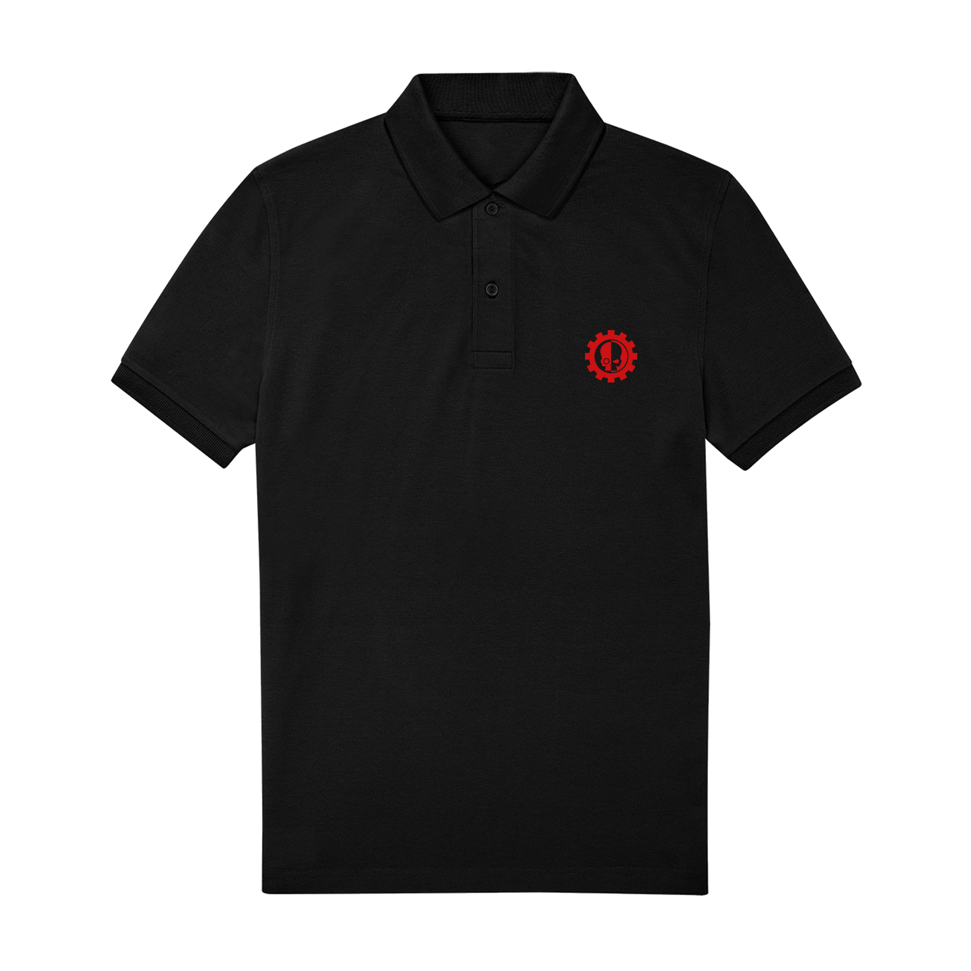 Black Polo Shirt Front