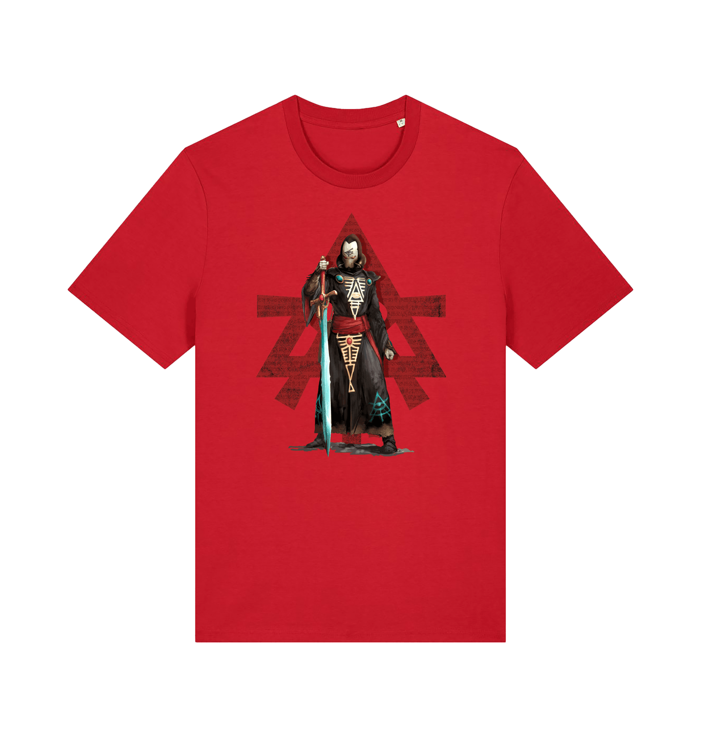 Red Printed T-shirt Front