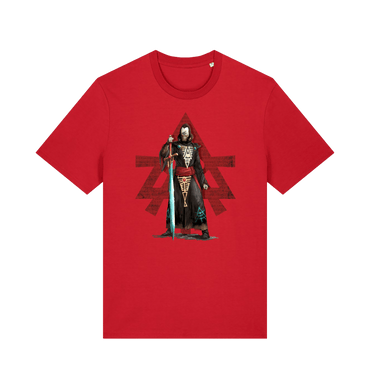 Red Printed T-shirt Front