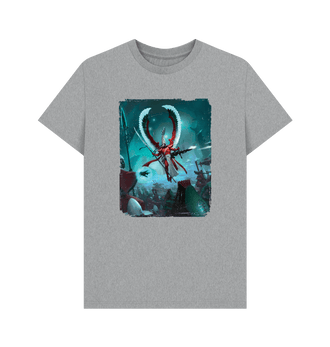 Athletic Grey Warhammer 40,000 Aeldari Avatar T Shirt