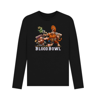 Black Blood Bowl Slayer Long Sleeve T Shirt