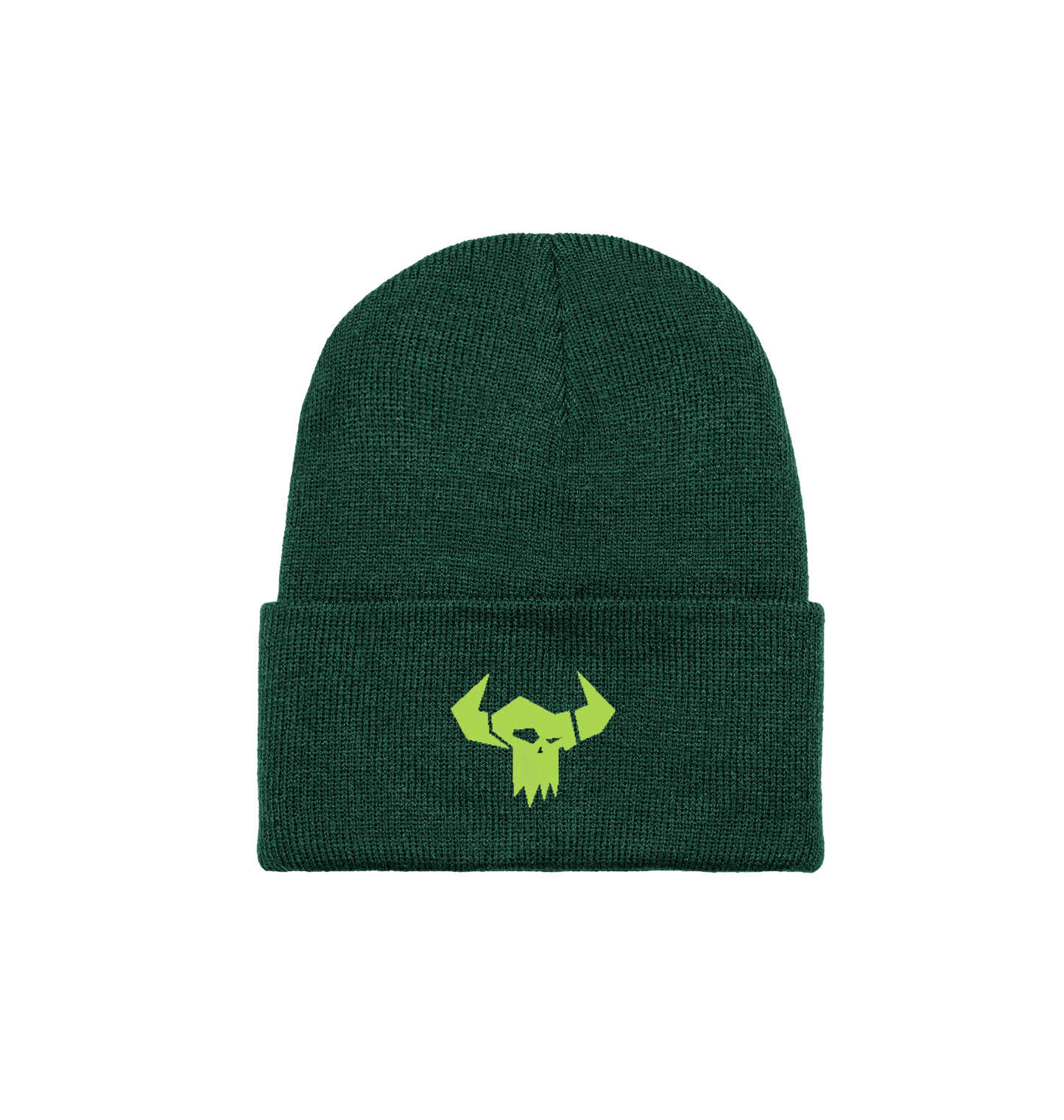 Bottle Green Beanie Front