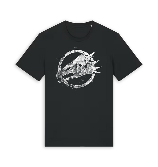 Black Printed T-shirt Front