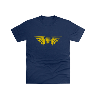 Navy Astra Militarum Graffiti Insignia T Shirt