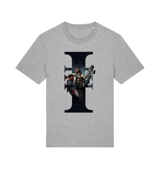 Heather Grey Printed T-shirt
