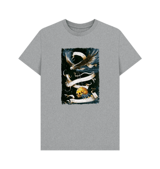 Athletic Grey GRIMDARK - Scrolls T Shirt