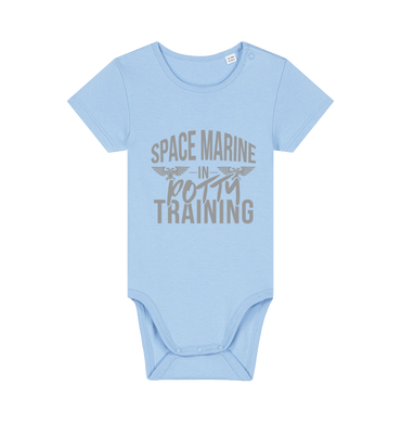 Blue Soul Printed baby grow