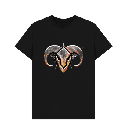 Black Solar Auxilia Saturnyne Rams Icon T Shirt