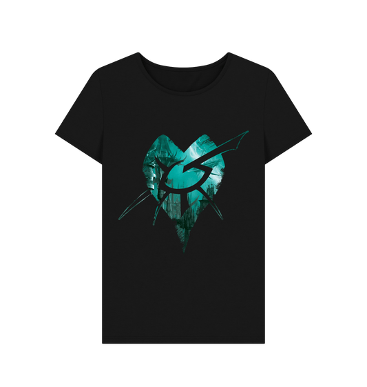 Black Drukhari Dark City Fitted T Shirt